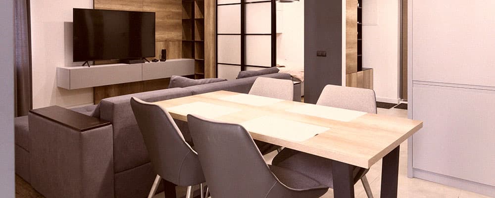 Foto de uma casa. Um render 3D.